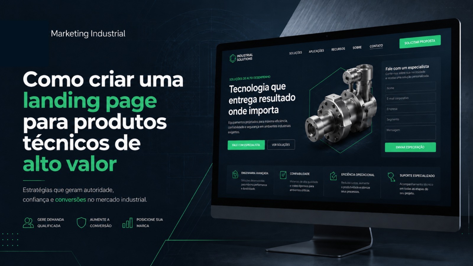 Como criar uma landing page para produtos técnicos de alto valor